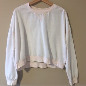 Baby Pink Crop Sweater